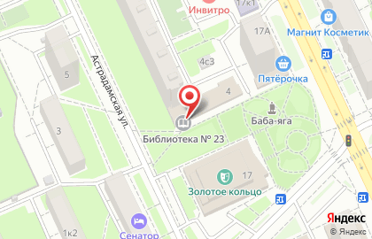 Библиотека №23 им. М. Горького на карте