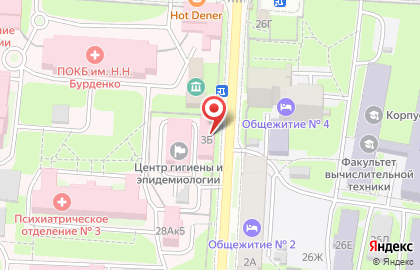 Киоск фастфудной продукции в Первомайском районе на карте