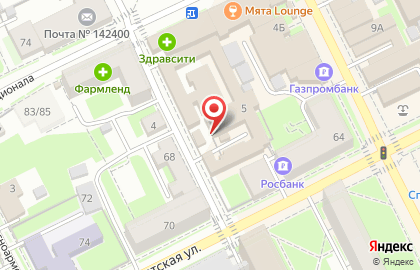 Следственный изолятор №1 в Москве на карте