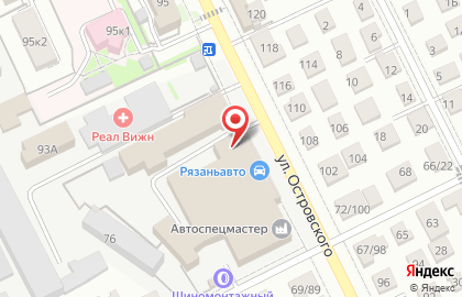Кафе Домашняя кухня на улице Осипенко на карте