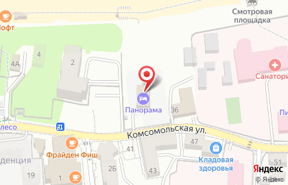 Вариант на Комсомольской на карте