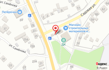 Продовольственный магазин в Тамбове на карте