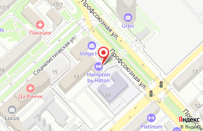 Ресторан Hampton by Hilton на карте