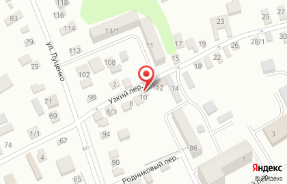 Лидер Плюс в Узком переулке на карте