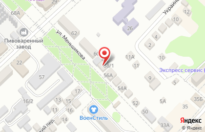 Магазин спортивного питания Body-Pit.ru на улице Меньшикова на карте