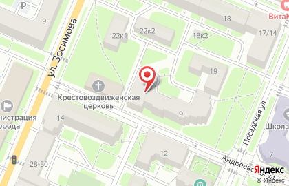 Мини-маркет Мини-маркет на Андреевской улице на карте