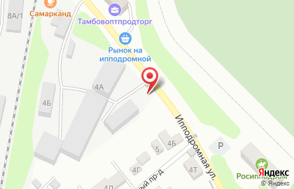 Торговая компания на Ипподромной улице на карте