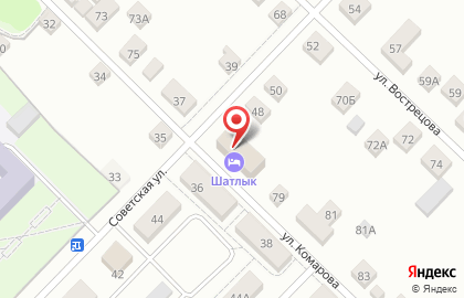 Гостевой дом Шатлык на карте
