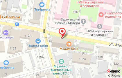 Киоск по продаже фастфудной продукции Гирос и Шаурма в Октябрьском районе на карте