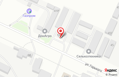 Торгово-производственная компания Кровельный центр 34 на улице Горького на карте