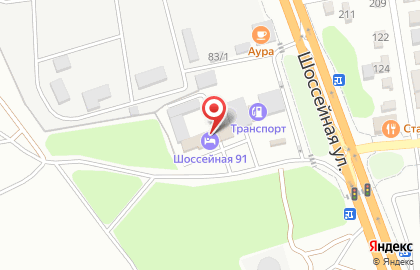 Гостиница Шоссейная 91 на карте