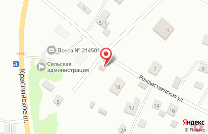Участковый пункт полиции в д. Михновка на карте