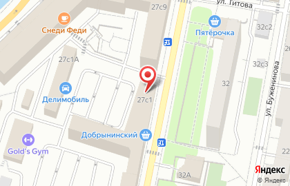 Контейнер для сбора одежды Второе дыхание на Электрозаводской улице на карте