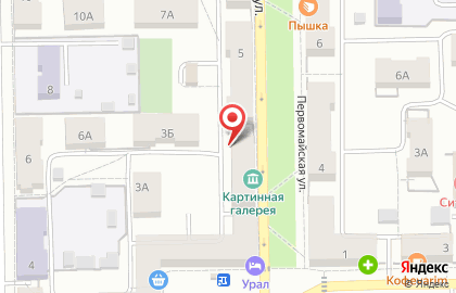 EХ на Первомайской улице на карте