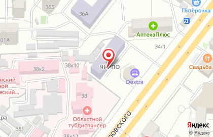 Фонд социального страхования РФ в Центральном районе на карте