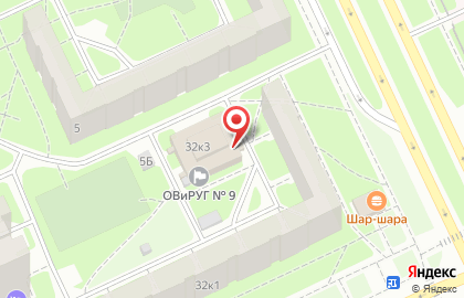 Школа бокса Николая Валуева на проспекте Большевиков на карте