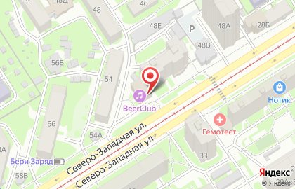 Оптово-розничный центр Ландора на улице Северо-Западная на карте