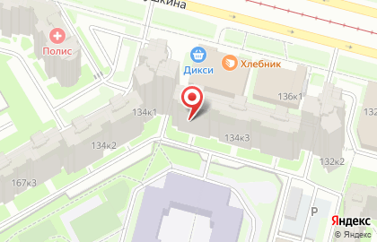 Салон-парикмахерская на улице Савушкина на карте