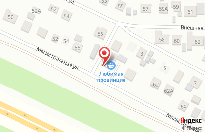 Продуктовый магазин Любимая провинция на карте