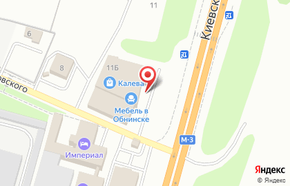 Супермаркет Магнит на Киевском шоссе на карте