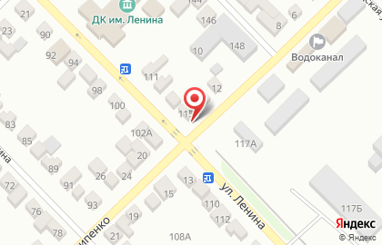 Сервис Оптика на улице Ленина на карте