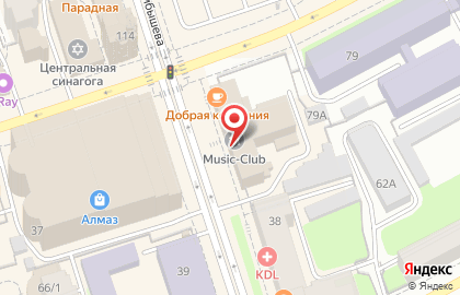 Музыкальный магазин в Перми на карте