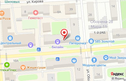 Аптека Виола, аптека на улице Мира на карте