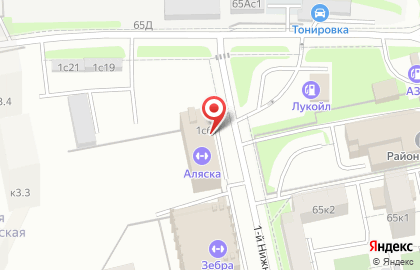 Фитнес-клуб Зебра в Москве на карте