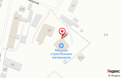 Магазин строительных материалов на Набережной на карте
