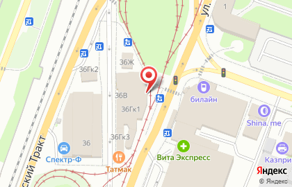 Магазин овощей и фруктов в Советском районе на карте