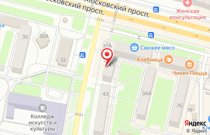 Фирменный магазин кондитерских изделий Славянка в Фокинском районе на карте