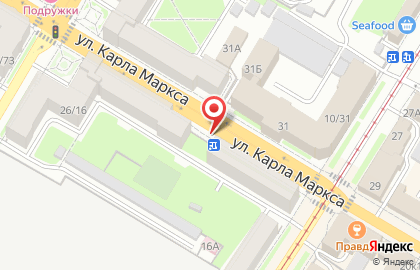 Салон цветов на улице Карла Маркса на карте