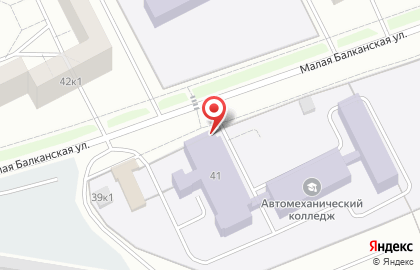 Автошкола в Купчино на карте
