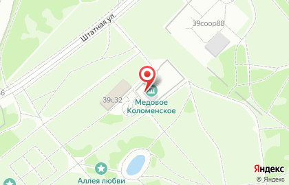 Музей Медовое Коломенское на карте