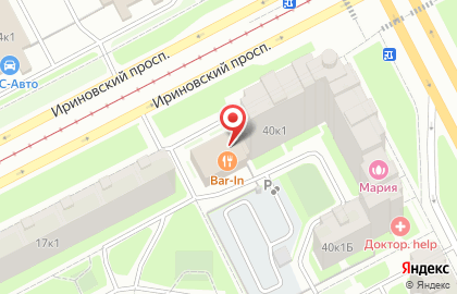 Караоке-бар BAR-IN на Индустриальном проспекте на карте