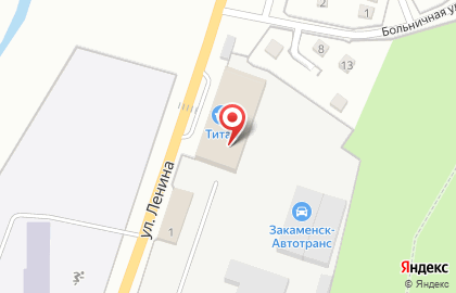 Удобный магазин Титан на улице Ленина на карте