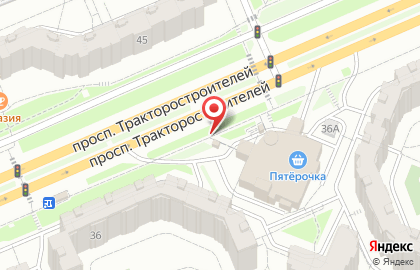 Фруктовый рай на проспекте Тракторостроителей на карте