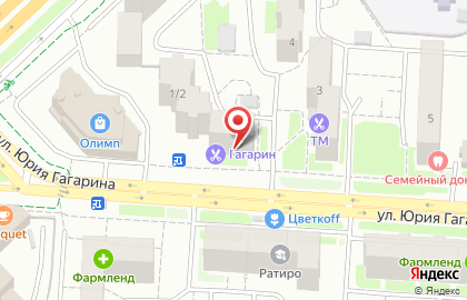 Розетка.TV на улице Юрия Гагарина на карте