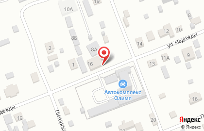 Кондитерский цех на улице Надежды на карте