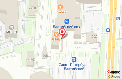 Stop Express на набережной Обводного канала на карте