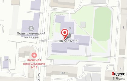 Школа танцев Тори на улице Володарского на карте