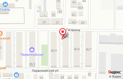 Детский сад Паровозик из Ромашкова на Первомайской улице на карте