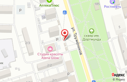Магазин продовольственных товаров в Ростове-на-Дону на карте
