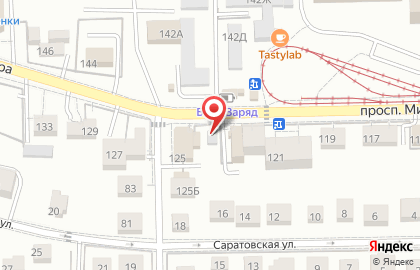 Магазин овощей и фруктов в Центральном районе на карте
