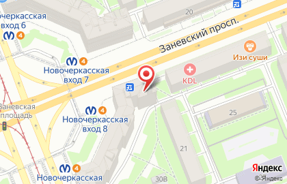 Федеральная сеть Фианит-Ломбард на Новочеркасском проспекте на карте