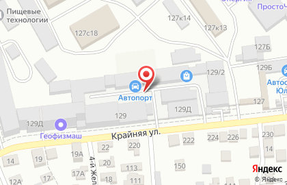 Автосервис Автопорт в Кировском районе на карте