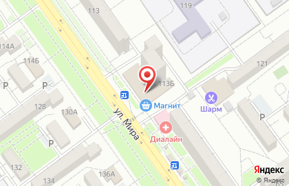 Магазин Золотой Стандарт на улице Мира на карте