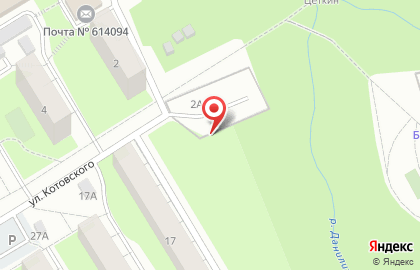 Автостоянка в Перми на карте
