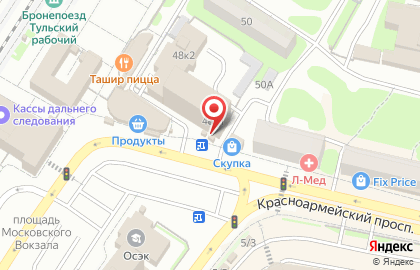 Киоск по продаже печатной продукции Комсомольская Правда Плюс на Красноармейском проспекте на карте