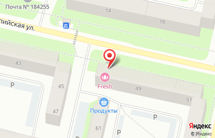 Клуб красоты Fresh на Олимпийской улице на карте